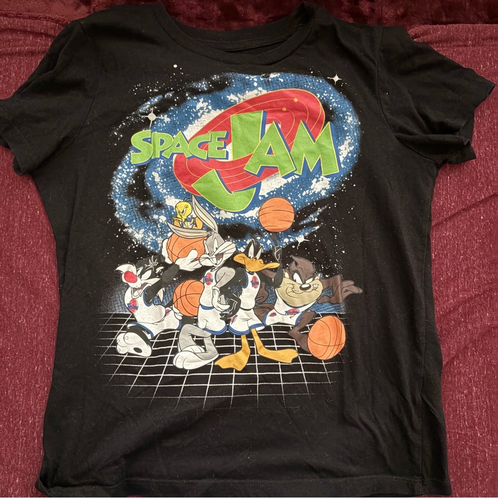 Space jam baby tee